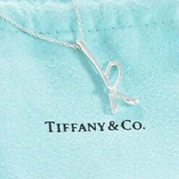 Tiffany & Co. Jewelry - TIFFANY & CO Elsa Peretti Letter "K" necklace Tiffany & Co. Jewelry - TIFFANY & CO Elsa Peretti Letter "K" necklace